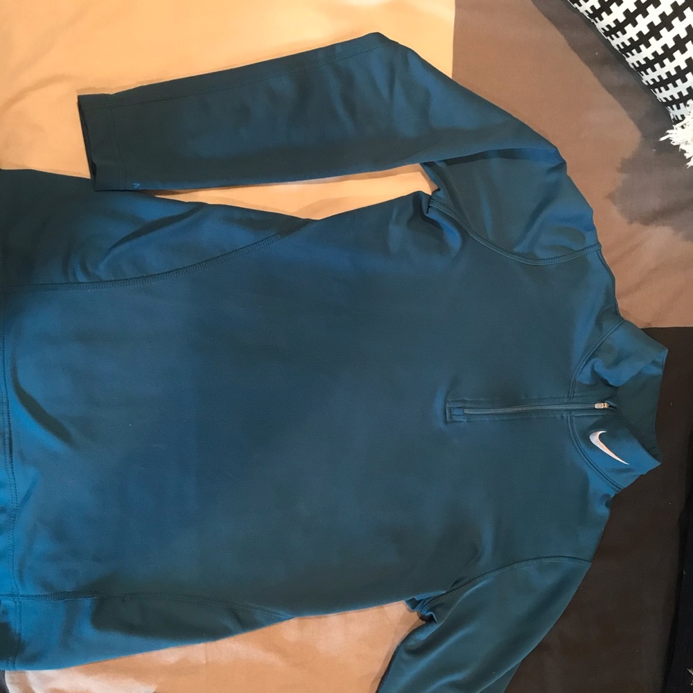 Nike Fit Dry teal women’s half zip